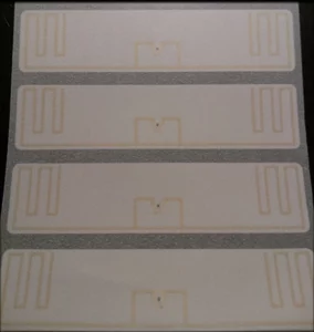 Biodegradable RFID tags 73x17mm